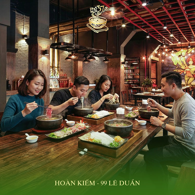 Hệ thống thẩm Phở bát đá 37 ngon đúng điệu – Tinh hoa 5 điểm đến Hà Thành Hệ thống thẩm Phở bát đá 37 ngon đúng điệu