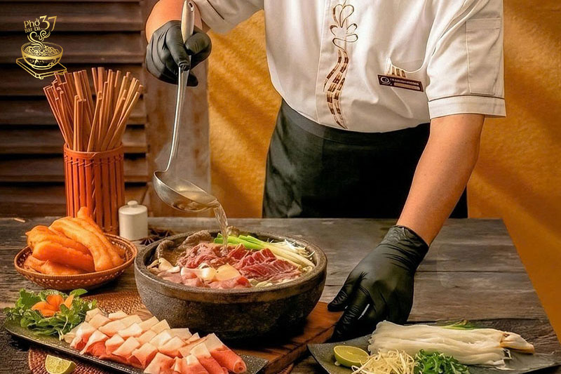 Điều gì tạo nên món Phở bát đá nức tiếng Hà Thành